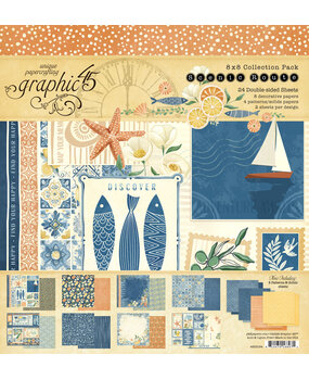 Graphic 45 PRE-ORDER Scenic Route 8x8 Inch Collection Pack (4503194)