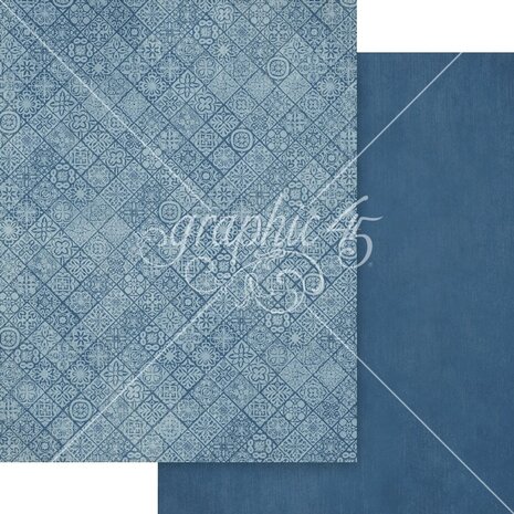 Graphic 45 PRE-ORDER Scenic Route 8.5x11 Inch Patterns & Solids Pack (4503196)