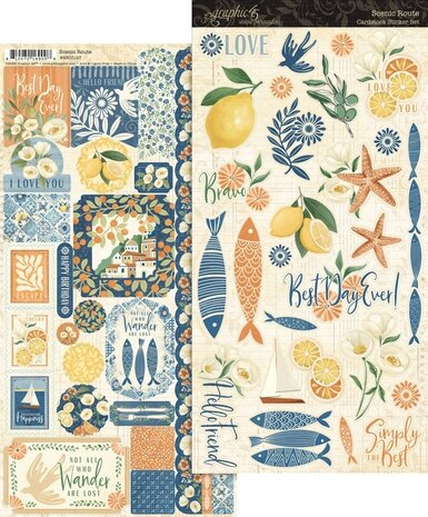 Graphic 45 Scenic Route Sticker Set (4503197)