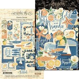Graphic 45 PRE-ORDER Scenic Route Chipboard Pieces, Tags & Frames (4503199)