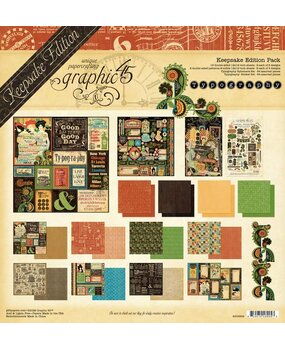 Graphic 45 PRE-ORDER Typography 12x12 Inch Keepsake Edition (4503202)