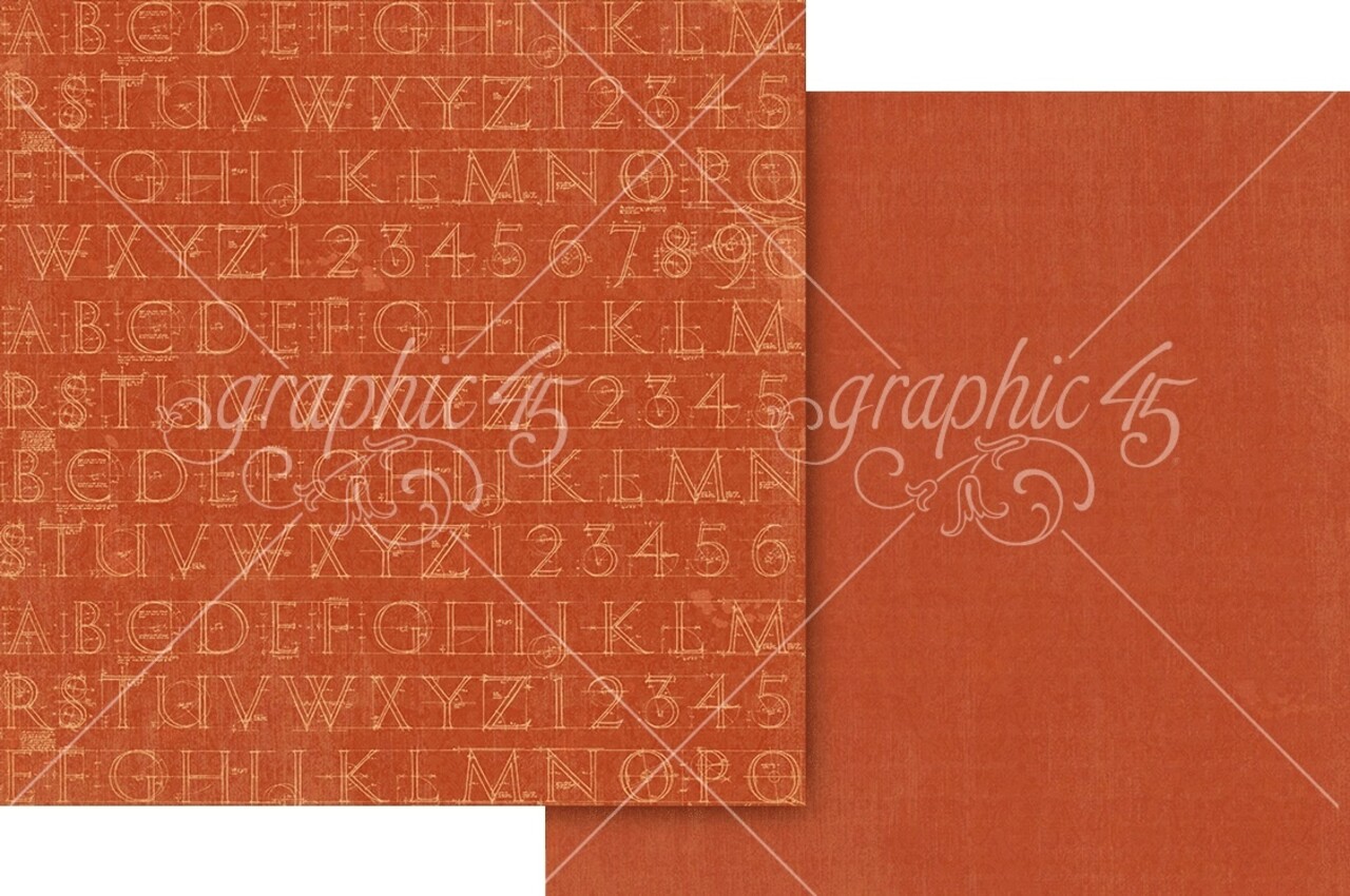 Graphic 45 Typography 12x12 Inch Keepsake Edition (4503202)