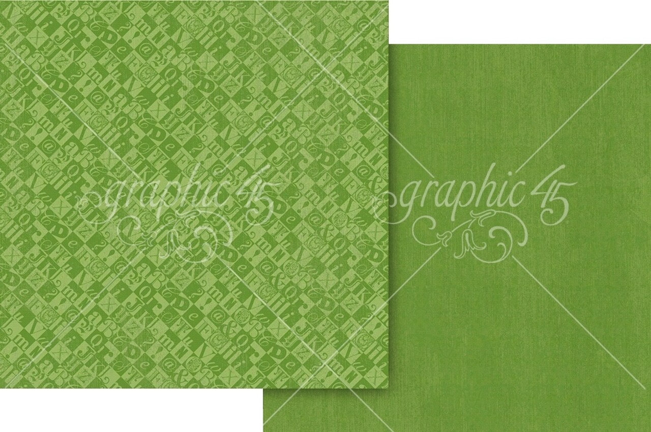 Graphic 45 PRE-ORDER Typography 12x12 Inch Keepsake Edition (4503202)