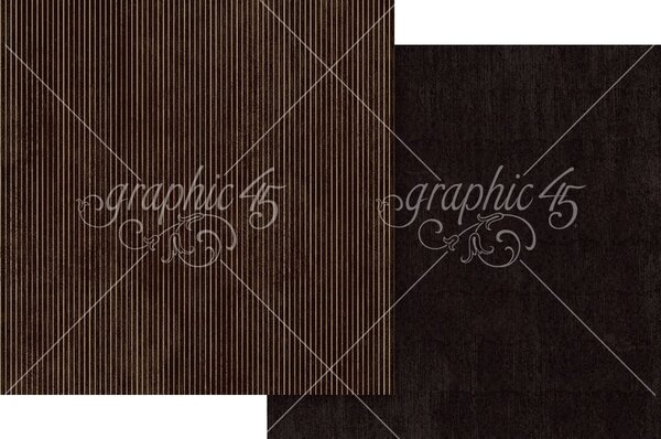 Graphic 45 Typography 12x12 Inch Keepsake Kit with Exclusive Metal Die-Set (4503203)