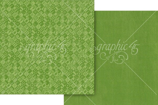 Graphic 45 PRE-ORDER Typography 12x12 Inch Keepsake Kit with Exclusive Metal Die-Set (4503203)