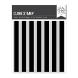 Hero Arts Packed With Love Cling Rubber Stamp Wide Stripe Bold Print (CG947)