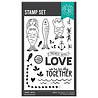 Hero Arts PRE-ORDER Packed With Love Clear Stamp Set Partners In Brine (CM834)