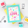 Hero Arts Packed With Love Clear Stamp Set Partners In Brine (CM834)