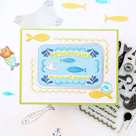 Hero Arts Packed With Love Clear Stamp Set Well Preserved (CM835)