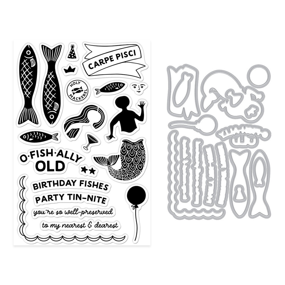 Hero Arts PRE-ORDER Packed With Love Stamps & Dies Well Preserved (DC340)