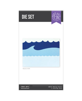 Hero Arts Packed With Love Die Set Making Waves (DF272)