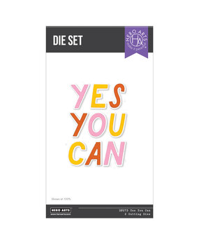 Hero Arts PRE-ORDER What A Ride Die Set Yes You Can (DF273)