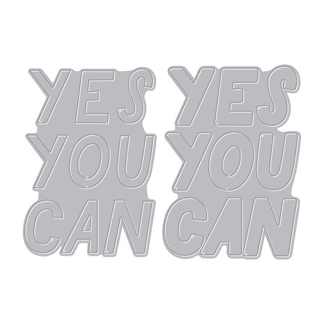 Hero Arts What A Ride Die Set Yes You Can (DF273)