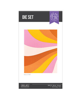 Hero Arts PRE-ORDER What A Ride Die Set Wavy Lines (DF275)