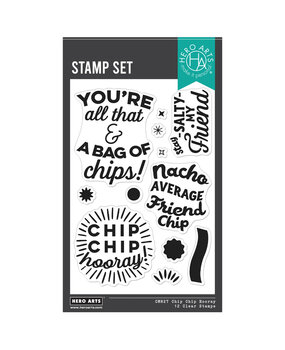 Hero Arts PRE-ORDER All That Clear Stamp Set Chip Chip Hooray (CM827)