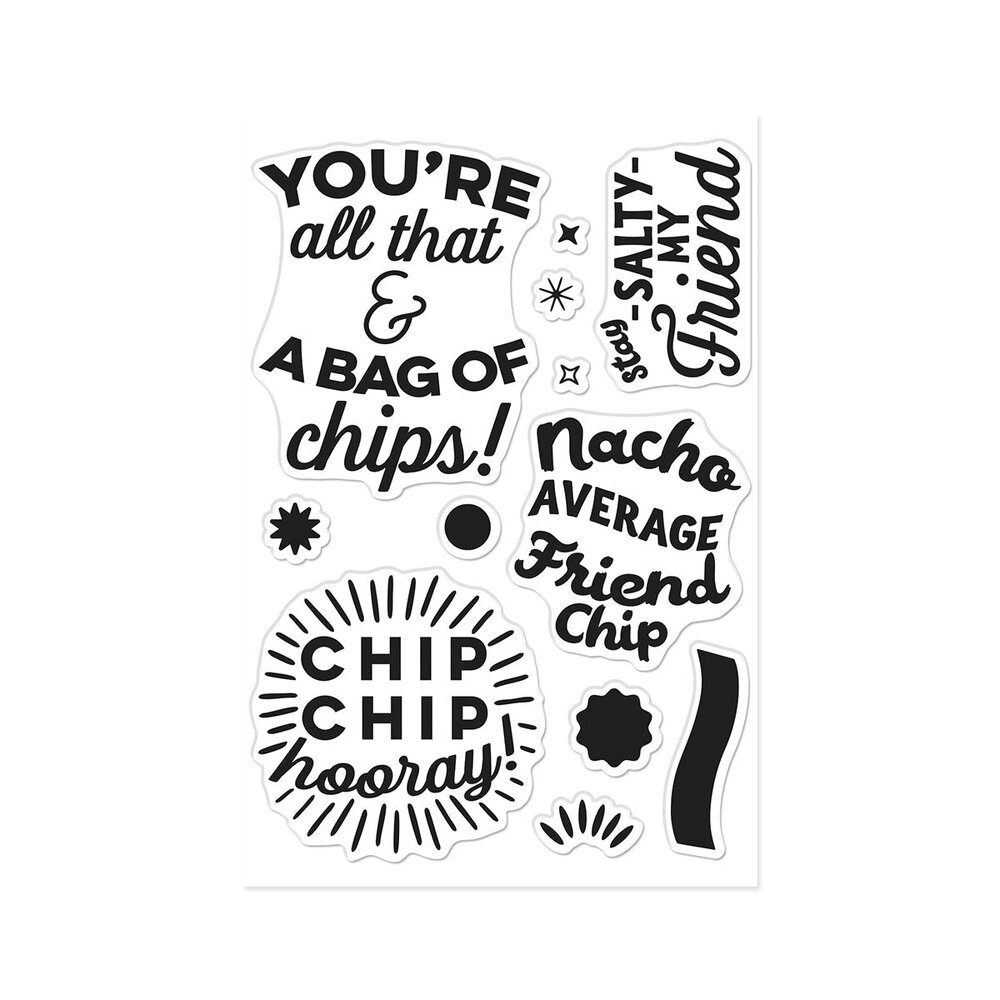 Hero Arts PRE-ORDER All That Clear Stamp Set Chip Chip Hooray (CM827)
