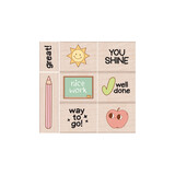 Hero Arts Education Woodblock Stamp Sets Well Done (LP519)