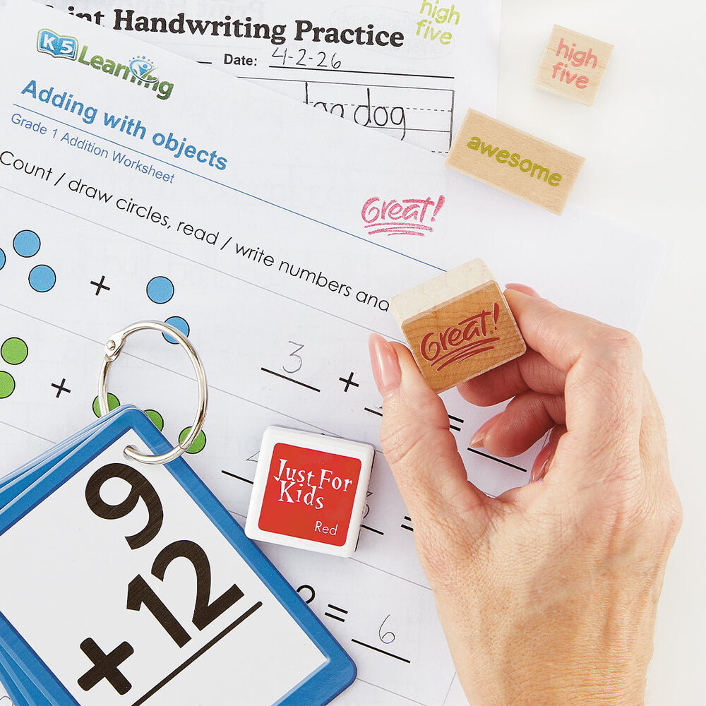 Hero Arts Education Woodblock Stamp Sets Well Done (LP519)