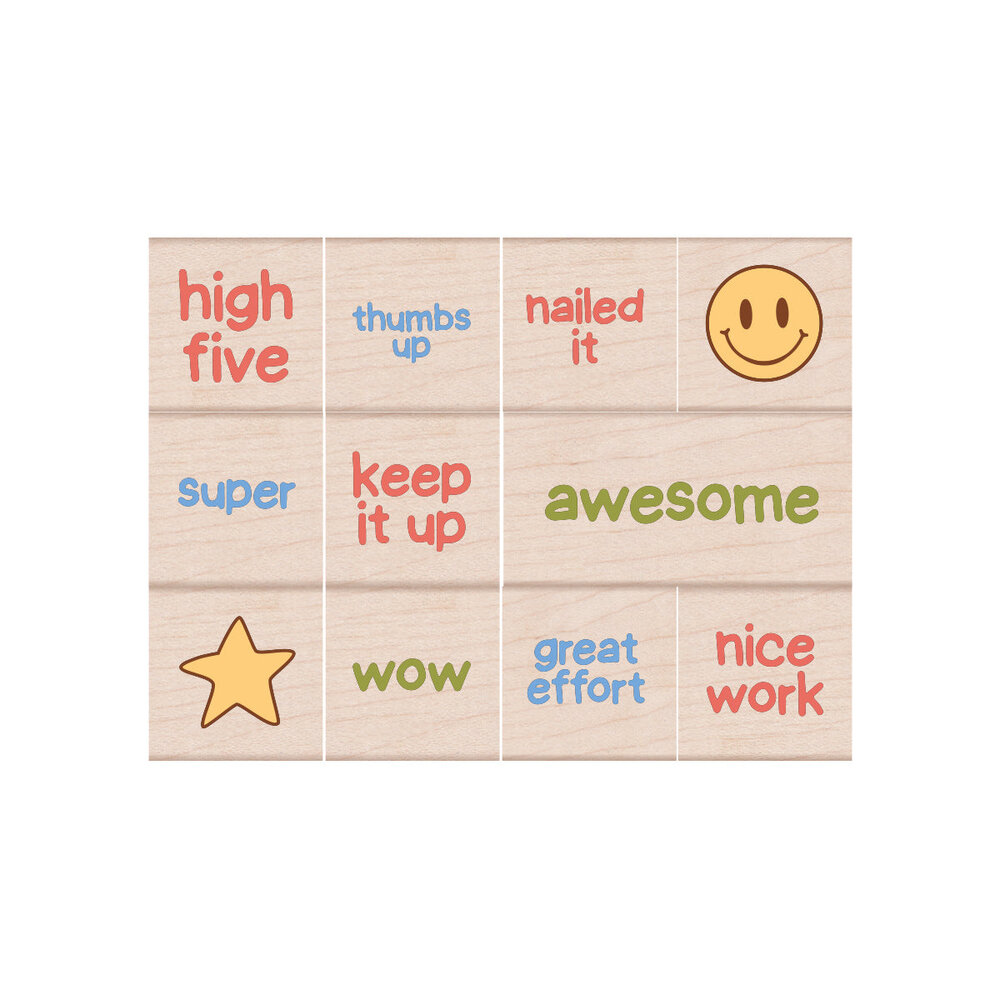 Hero Arts Education Woodblock Stamp Sets Gold Star (LP520)