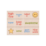 Hero Arts Education Woodblock Stamp Sets Gold Star (LP520)