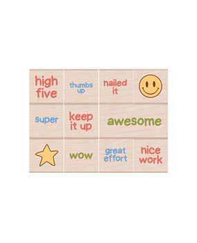 Hero Arts Education Woodblock Stamp Sets Gold Star (LP520)