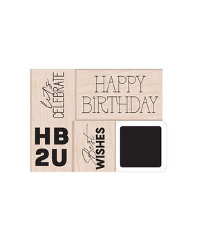 Hero Arts Ink 'N Stamp Sets Woodblock HB2U (LP517)