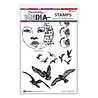 Dina Wakley MEdia PRE-ORDER Cling Stamps Let It Fly (MDR87793) Dina Wakley MEdia PRE-ORDER Cling Stamps Let It Fly (MDR87793)
