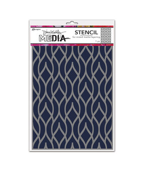 Dina Wakley MEdia PRE-ORDER Masking Stencil Pointy Fence (MDS87724) Dina Wakley MEdia PRE-ORDER Masking Stencil Pointy Fence (MDS87724)