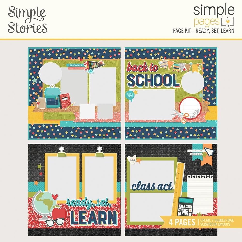 Simple Stories Simple Pages Kit Ready, Set, Learn (14928) (OUTLET) Simple Stories Simple Pages Kit Ready, Set, Learn (14928) (OUTLET)