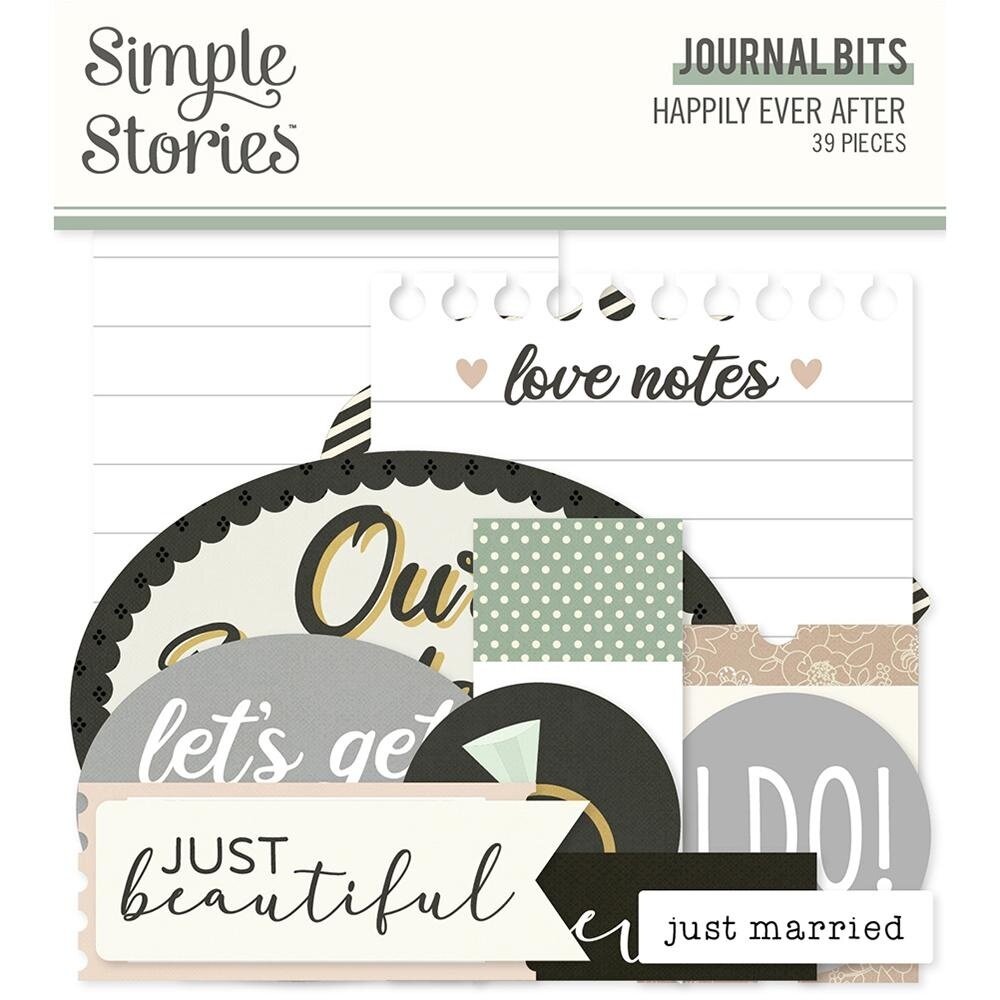 Simple Stories Happily Ever After Journal Bits (15517) (OUTLET)