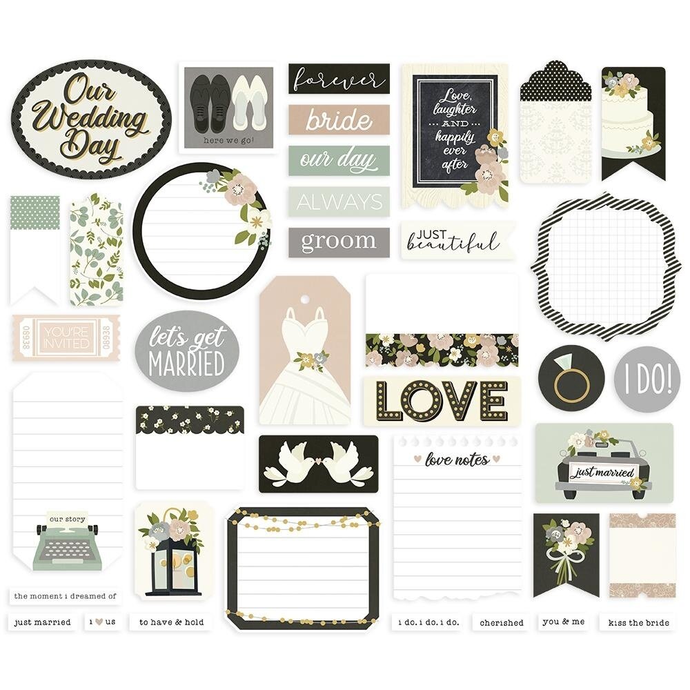 Simple Stories Happily Ever After Journal Bits (15517) (OUTLET)
