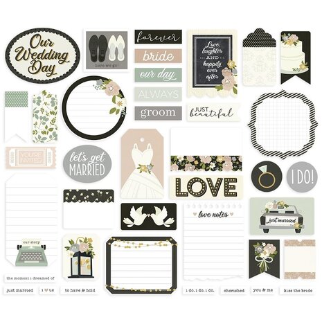 Simple Stories Happily Ever After Journal Bits (15517) (OUTLET)