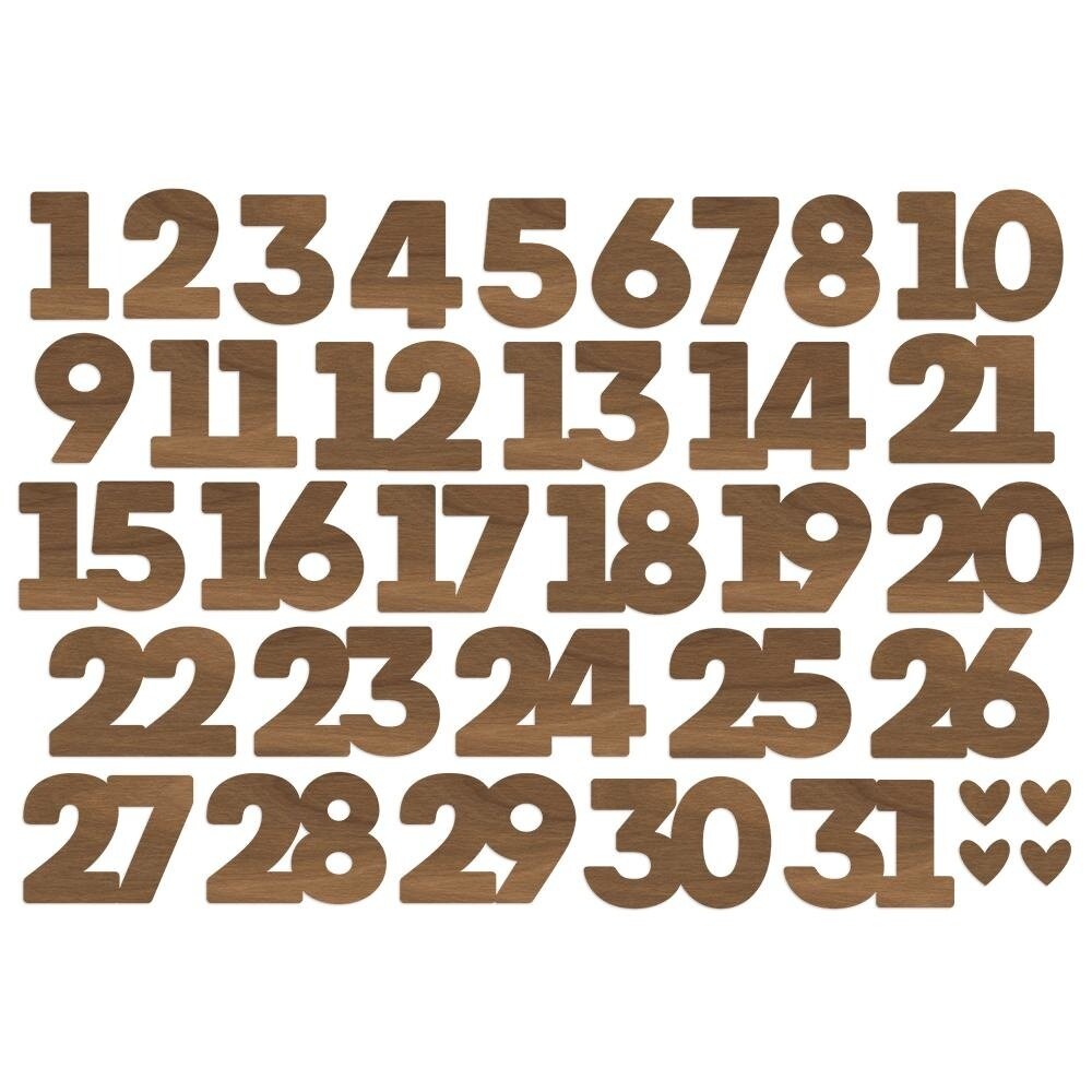 Simple Stories Make it Merry Number Bits (15718) (OUTLET)