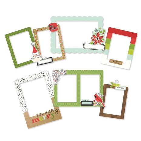 Simple Stories Make it Merry Chipboard Frames (15720) (OUTLET)