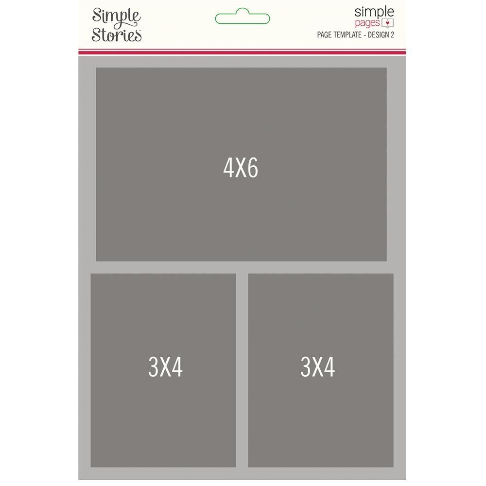 Simple Stories Simple Pages Template Design 2 (15828) (OUTLET)