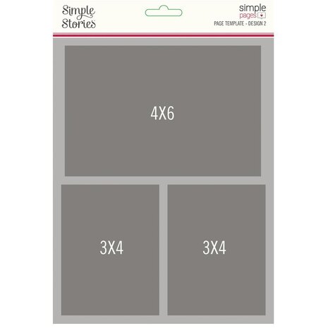 Simple Stories Simple Pages Template Design 2 (15828) (OUTLET)