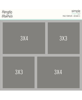 Simple Stories Simple Pages Template Design 11 (15970) (OUTLET) Simple Stories Simple Pages Template Design 11 (15970) (OUTLET)