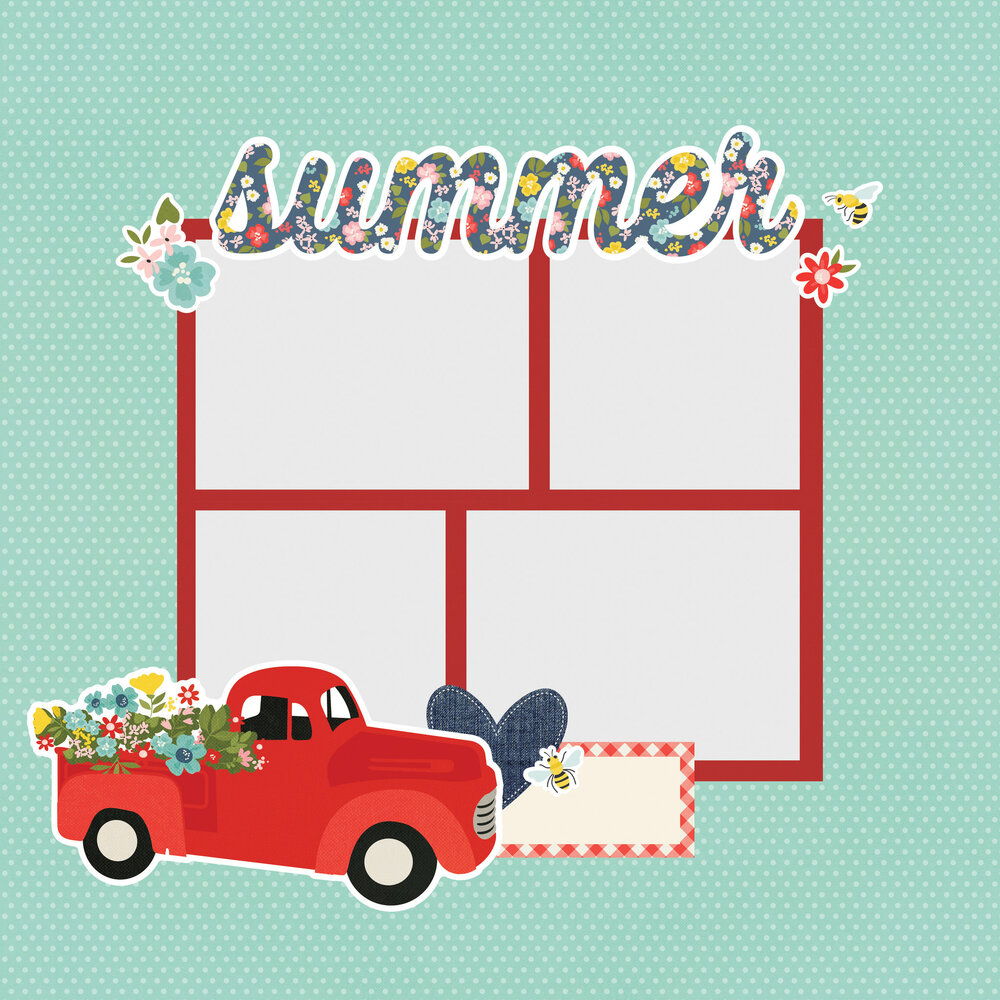 Simple Stories Simple Pages Template Design 11 (15970) (OUTLET)