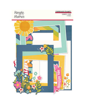 Simple Stories Summer Lovin' Chipboard Frames (17320) (OUTLET) Simple Stories Summer Lovin' Chipboard Frames (17320) (OUTLET)