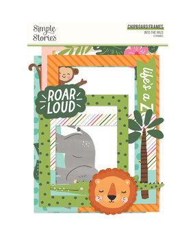 Simple Stories Into the Wild Chipboard Frames (17620) (OUTLET)