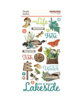 Simple Stories Simple Vintage Lakeside Chipboard (18021) (OUTLET)