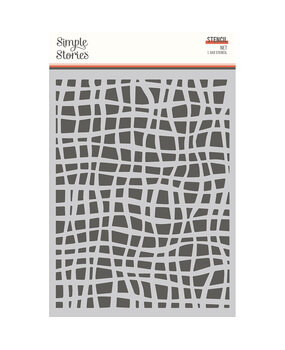Simple Stories Simple Vintage Lakeside Stencil Net (18032) (OUTLET)