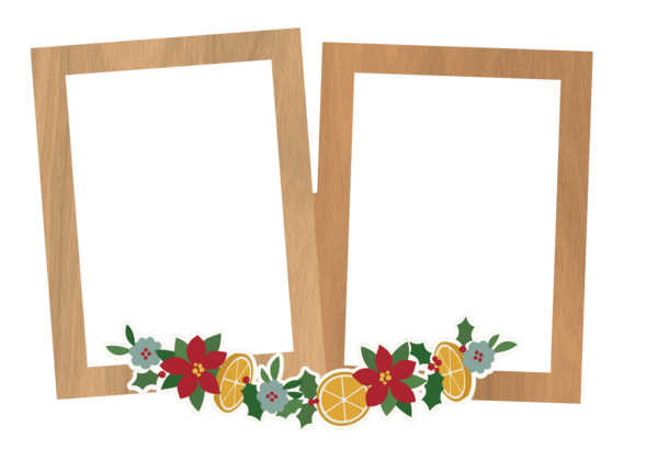 Simple Stories Hearth & Holiday Chipboard Frames (18221) (OUTLET)