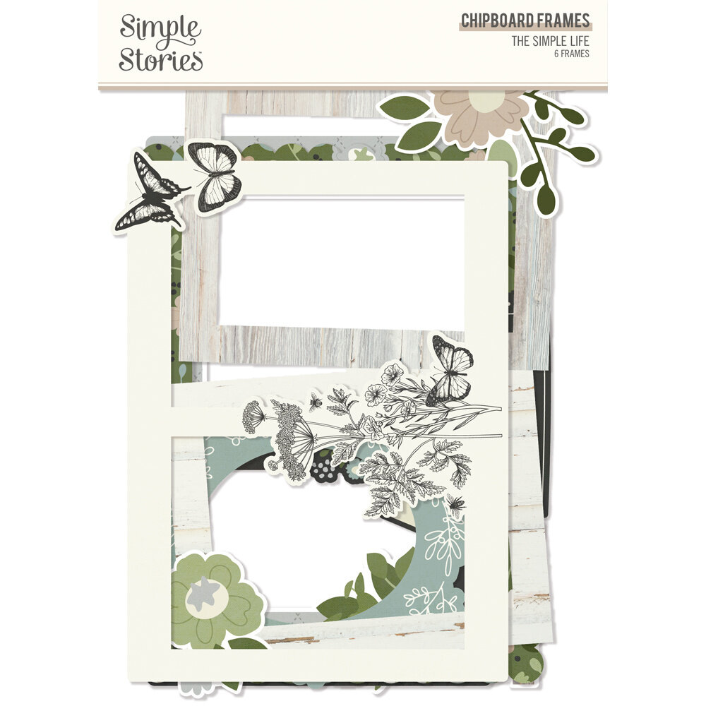 Simple Stories The Simple Life Chipboard Frames (18821) (OUTLET)