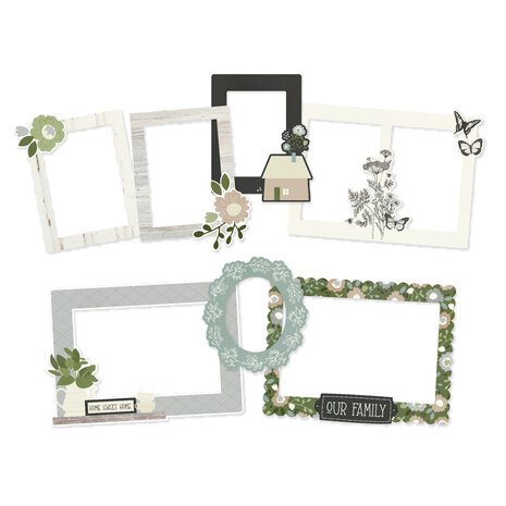 Simple Stories The Simple Life Chipboard Frames (18821) (OUTLET)