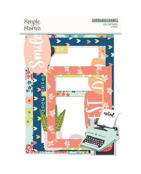 Simple Stories Life Captured Chipboard Frames (18922) (OUTLET)