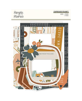 Simple Stories Here + There Chipboard Frames (19821) (OUTLET) Simple Stories Here + There Chipboard Frames (19821) (OUTLET)