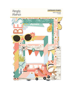 Simple Stories Boho Sunshine Chipboard Frames (19921) (OUTLET) Simple Stories Boho Sunshine Chipboard Frames (19921) (OUTLET)