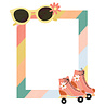 Simple Stories Boho Sunshine Chipboard Frames (19921) (OUTLET)