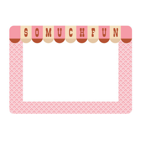 Simple Stories Retro Summer Chipboard Frames (20021) (OUTLET)